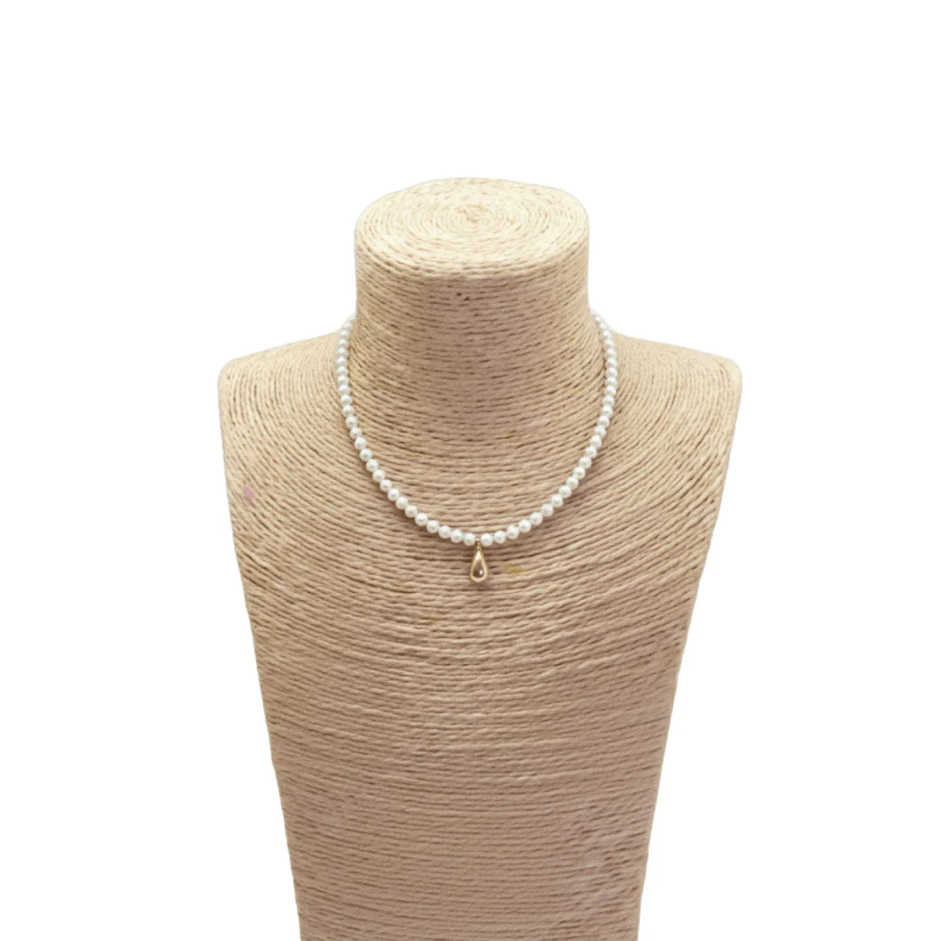 Collar de perla clásica