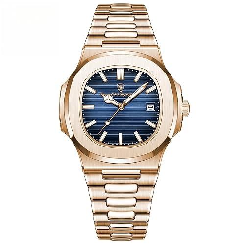Reloj elegante dorado